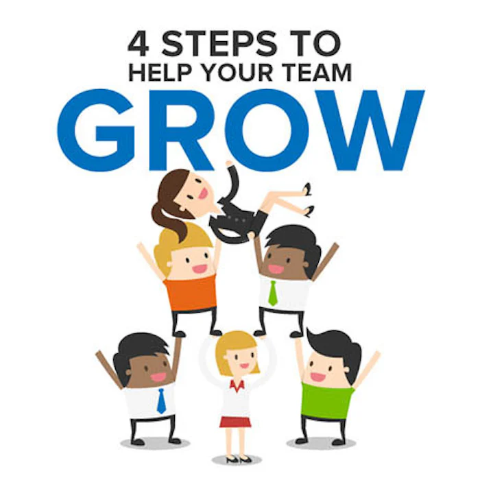 An animated team raises their manager above their heads in support and celebration.