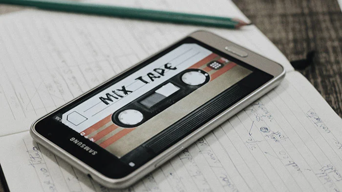 Mixtape on a phone