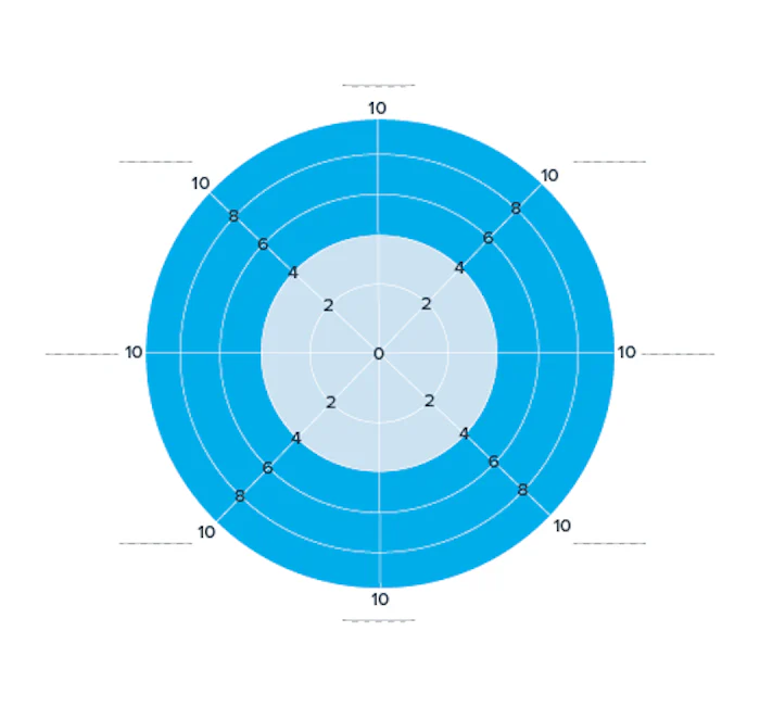 The Wheel of Life blank template
