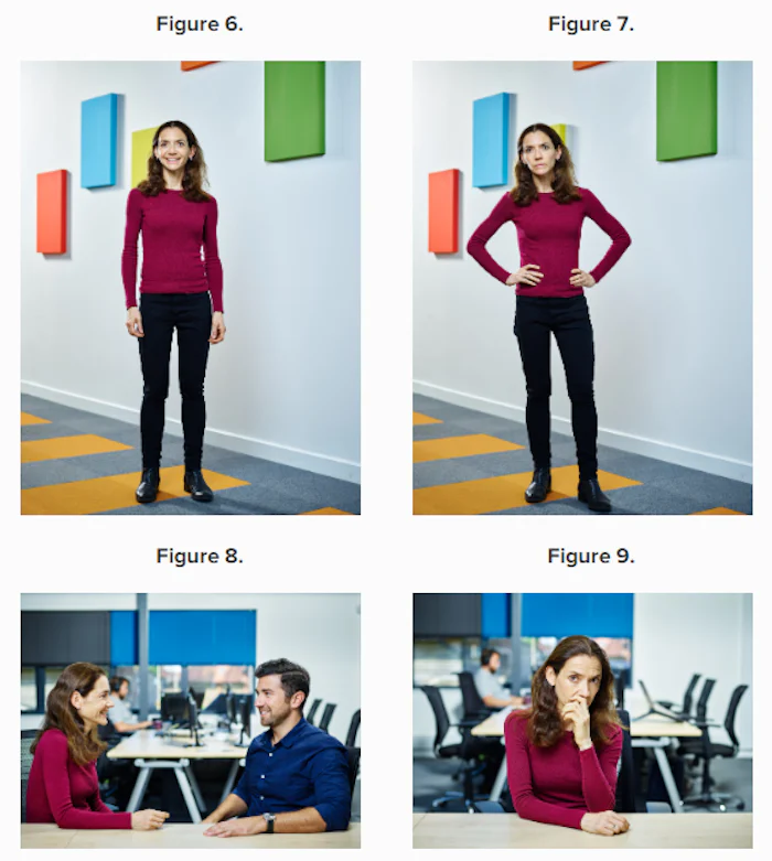 Body Language Figures 6 to 9